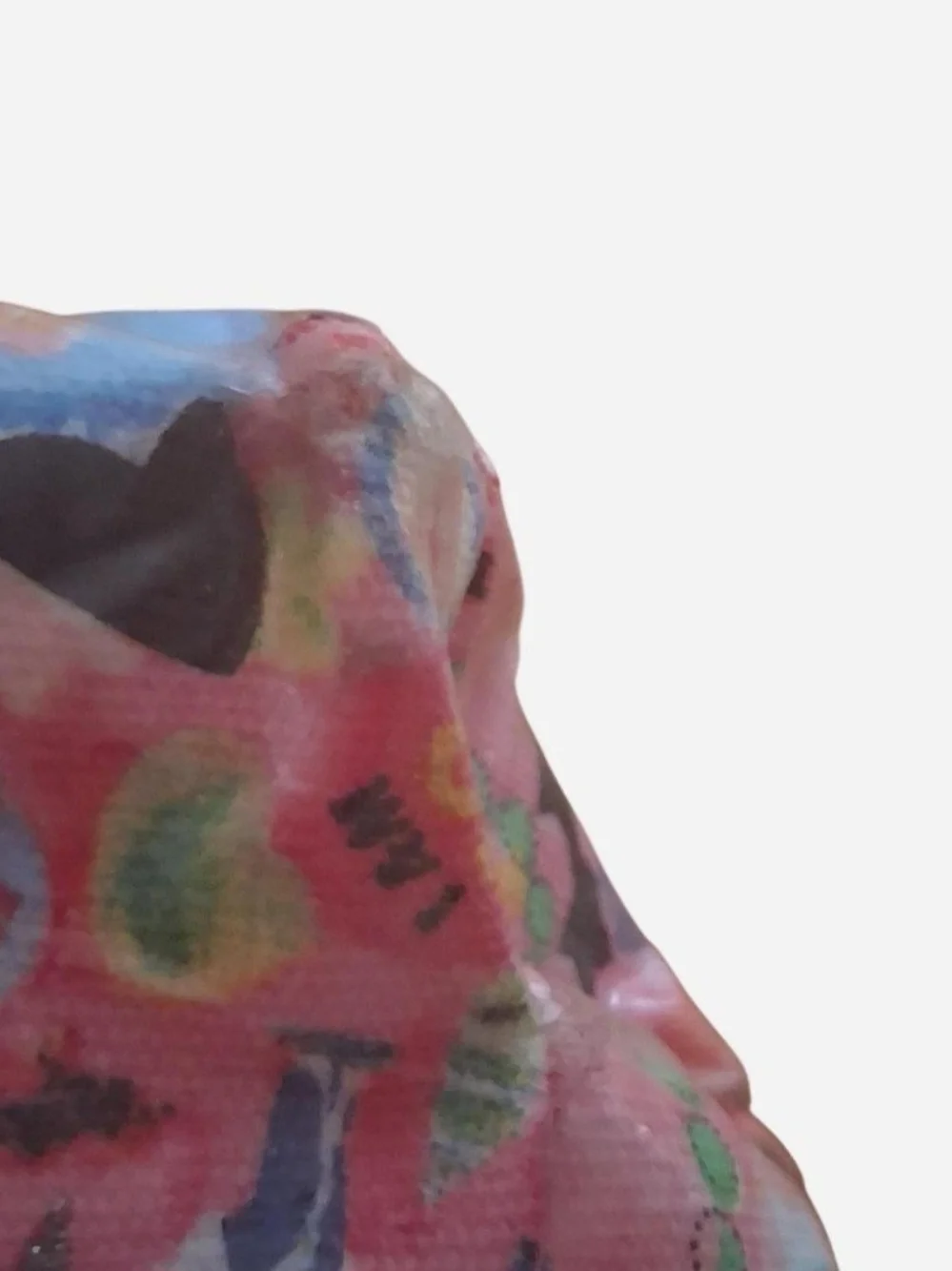 Fiorucci Pink Floral Heart Print Tote
